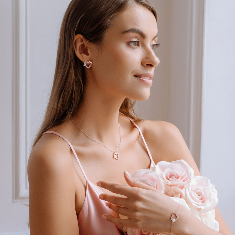 Bracelet Sparkling Heart, S925