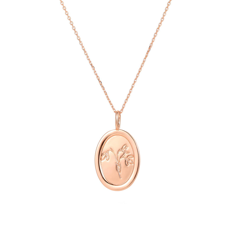 Collana con fiore di nascita