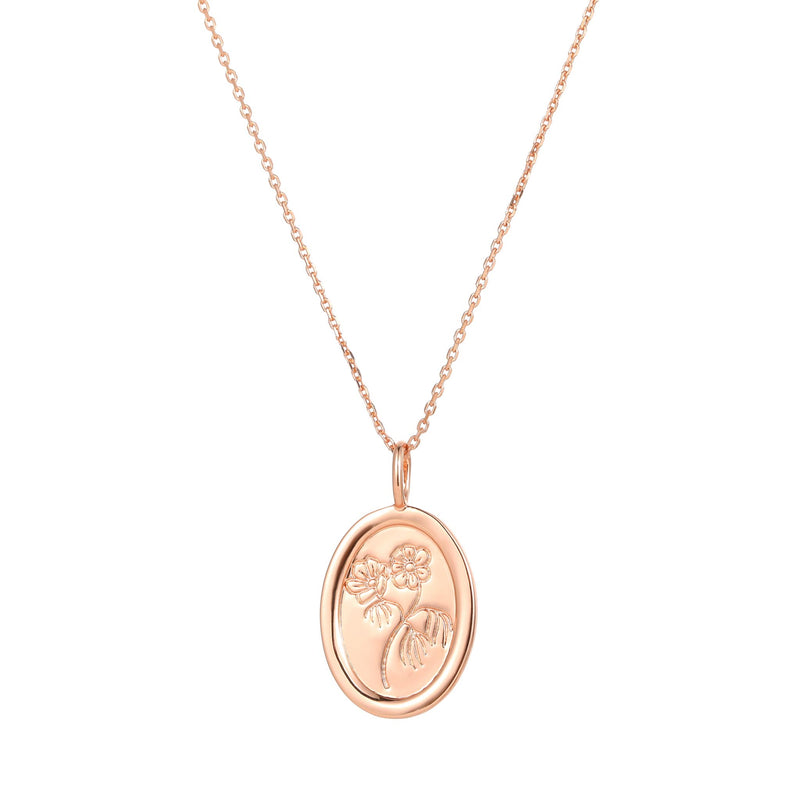 Collana con fiore di nascita