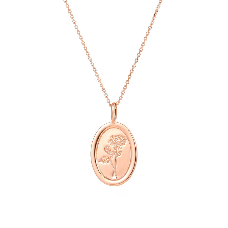 Collana con fiore di nascita