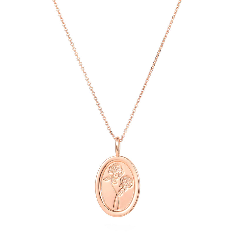 Collana con fiore di nascita