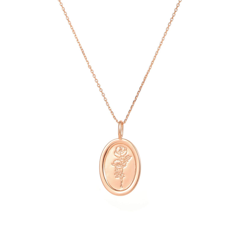 Collana con fiore di nascita