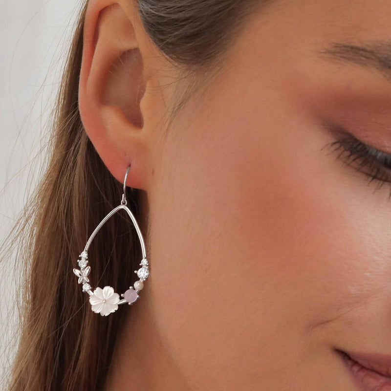 Orecchini Dahlia argento