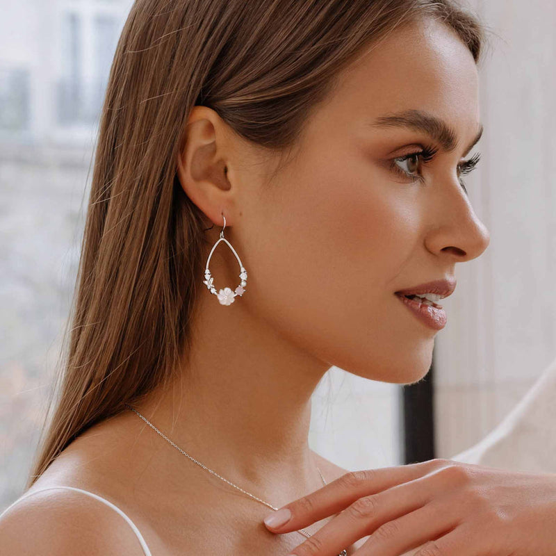 Orecchini Dahlia argento