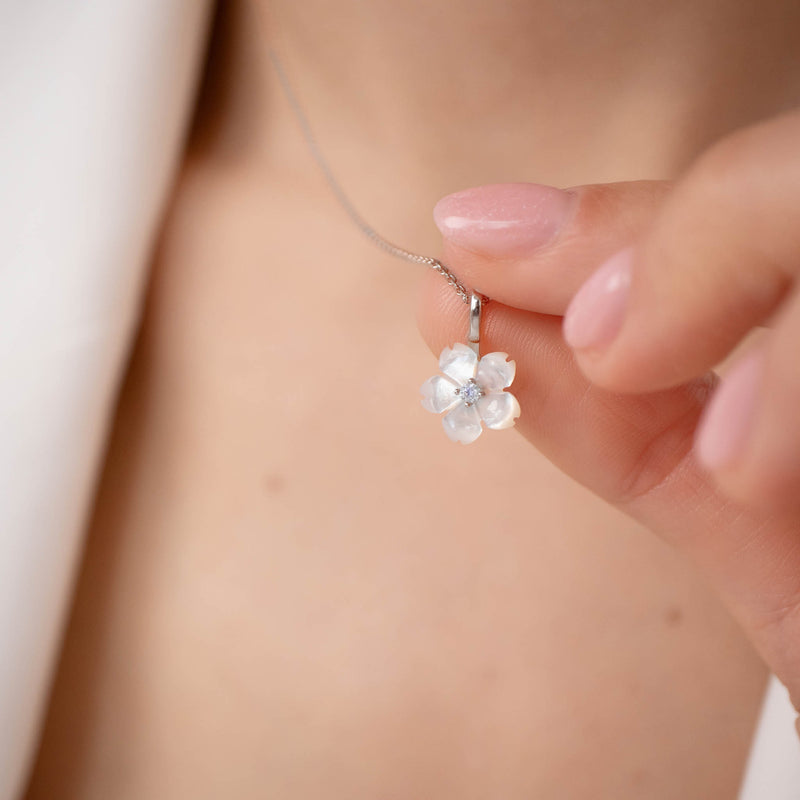 Collana in argento Bloom, S925