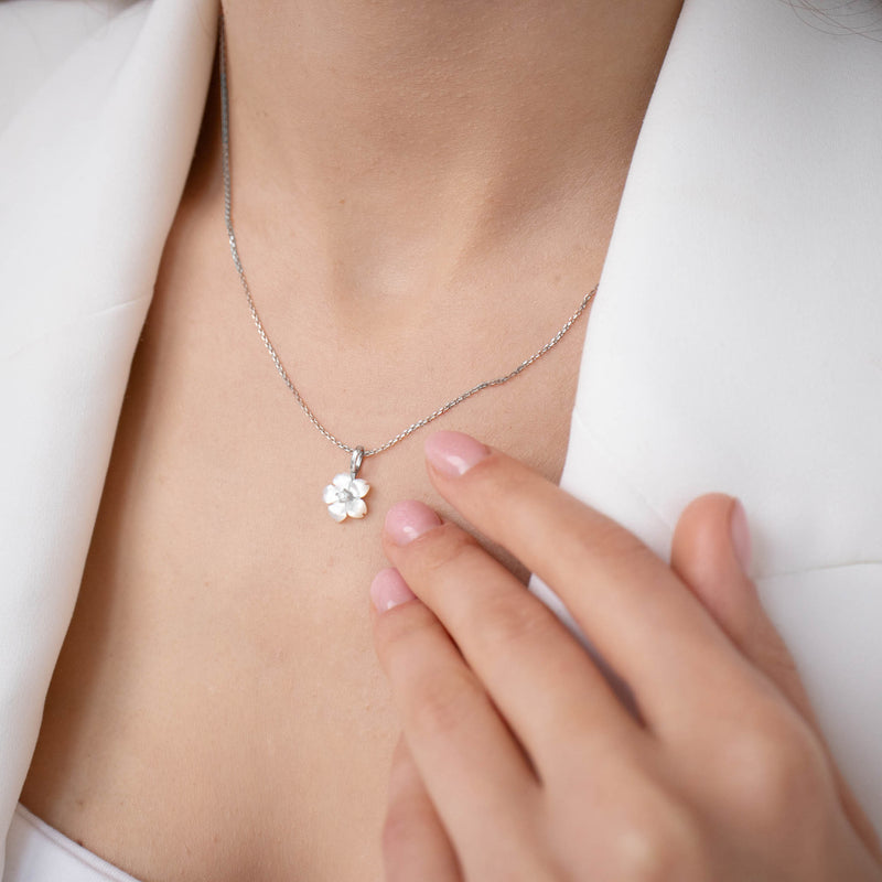 Collana in argento Bloom, S925