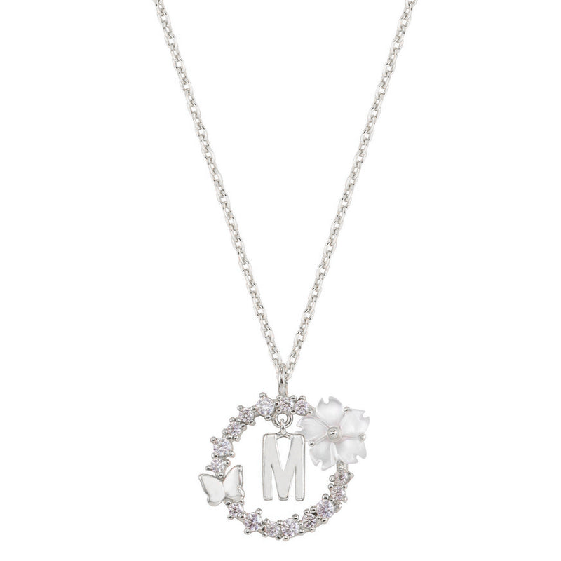 Collier Lettre Argent, S925