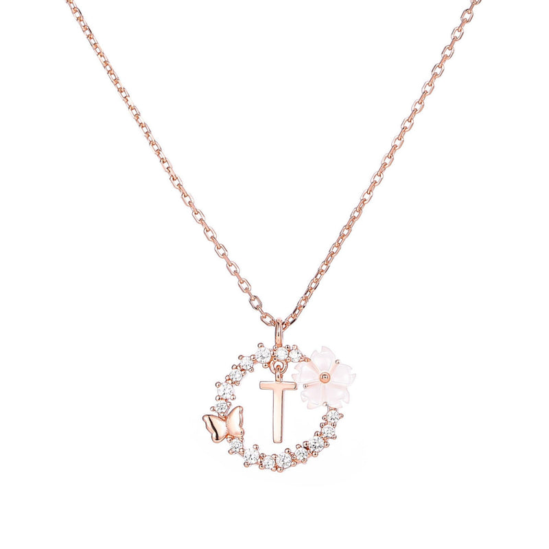 Ensemble Lettre & Fleurs Blanches de Printemps