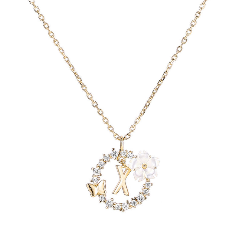 Collier Lettre Or, S925