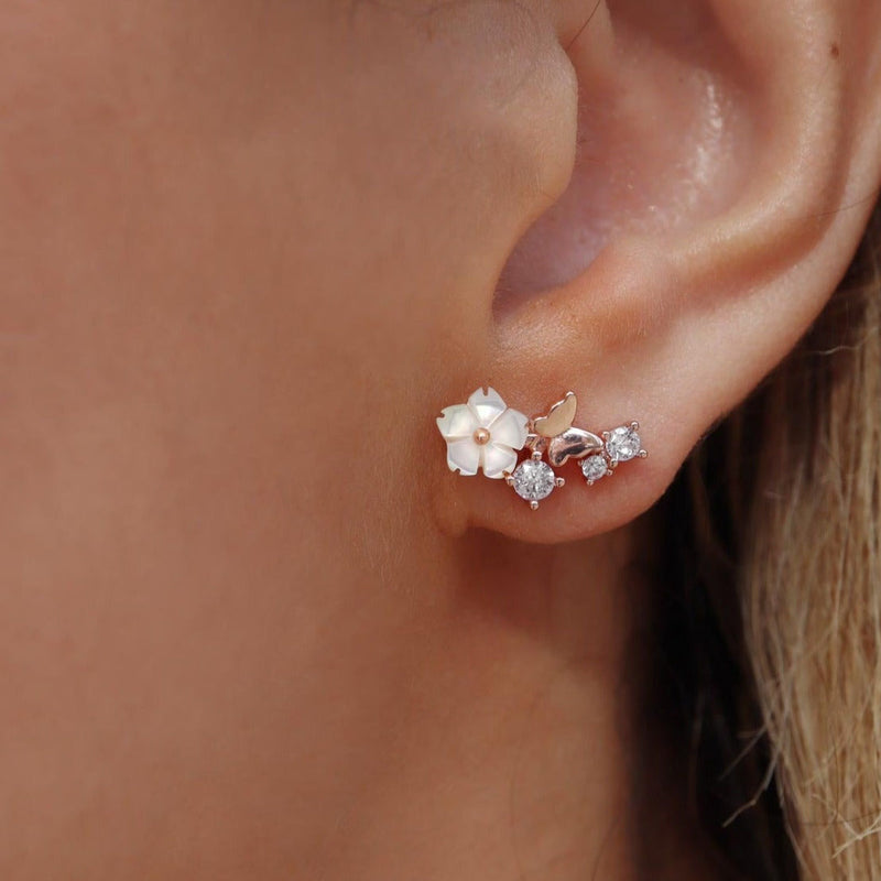 Orecchini Rose Butterfly