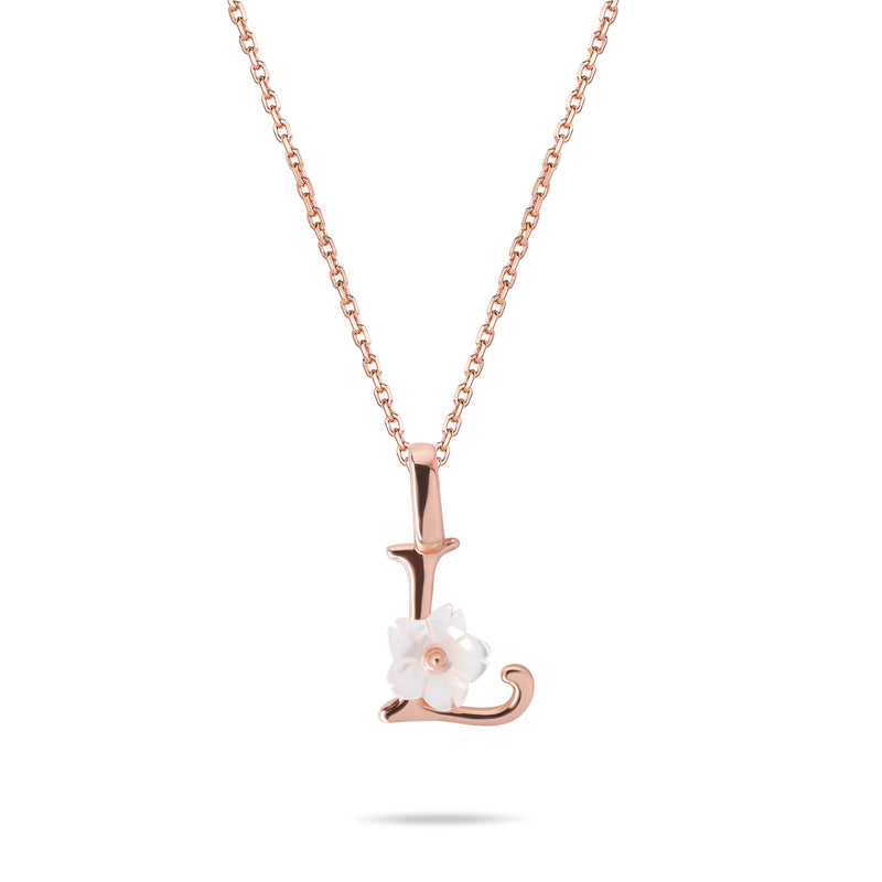 Collana con ciondolo iniziale