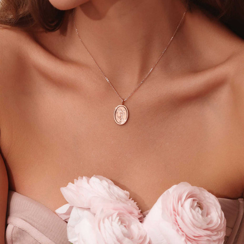 Collana con fiore di nascita