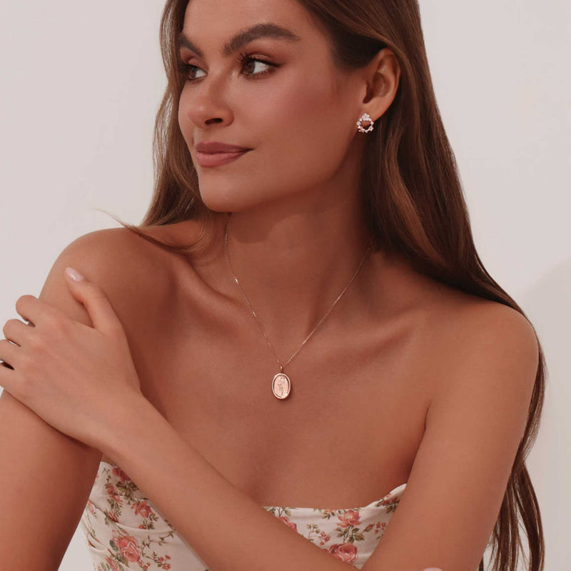 Collana con fiore di nascita