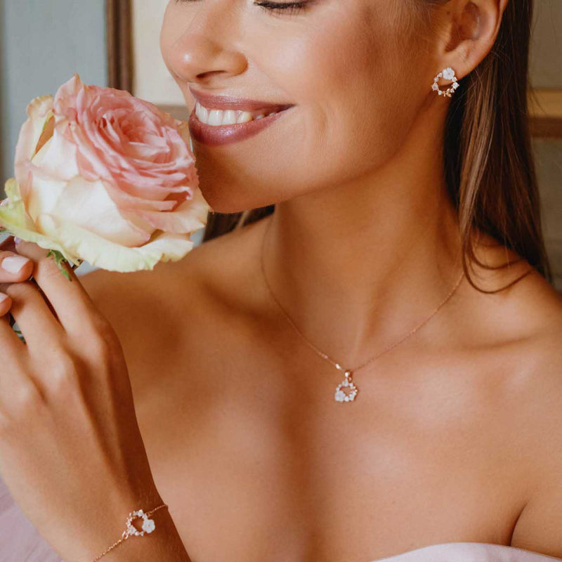 Ensemble Fleurs de Printemps Blanches