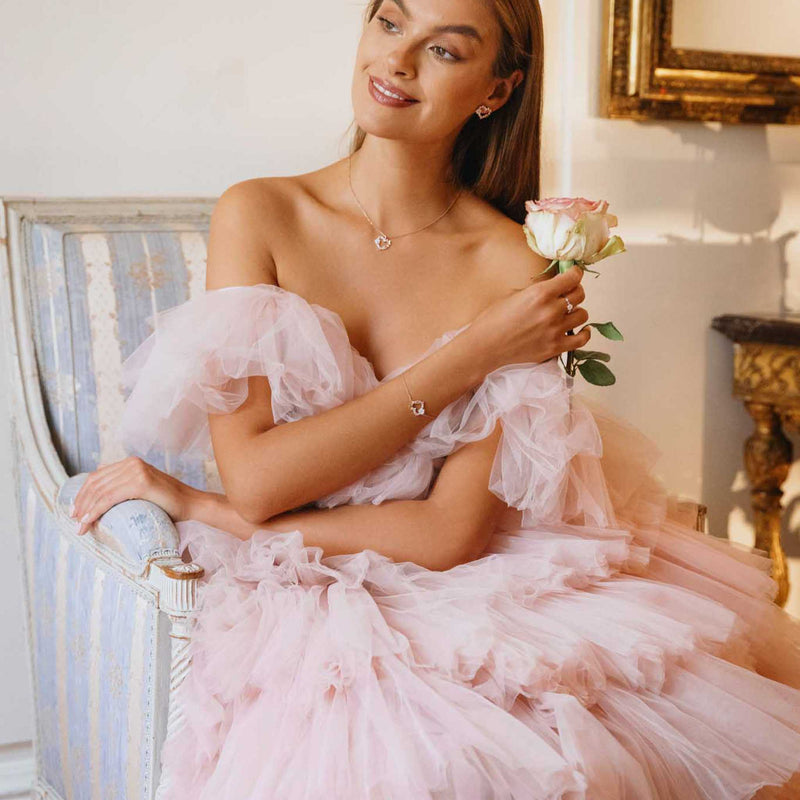 Bracelet Sparkling Heart, S925