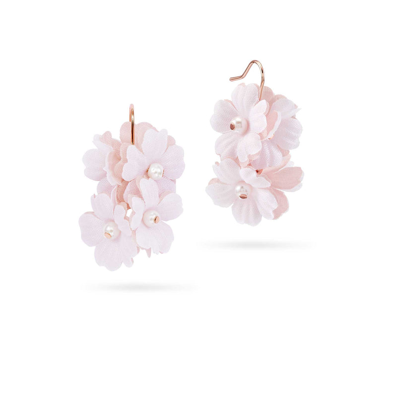 Orecchini Fiori Rosa