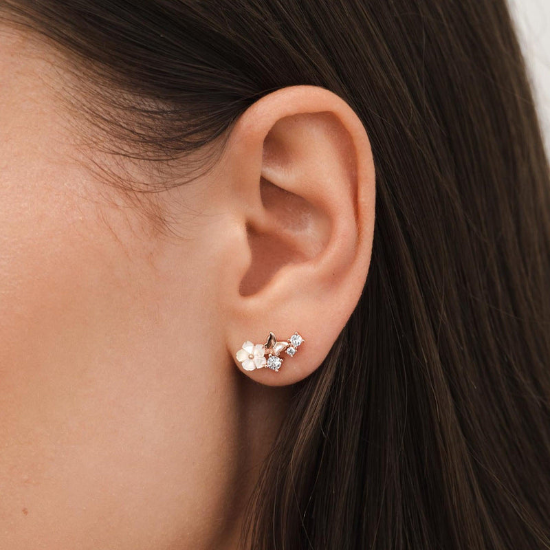 Orecchini Rose Butterfly