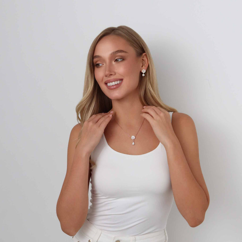 Collier Crystal Drop