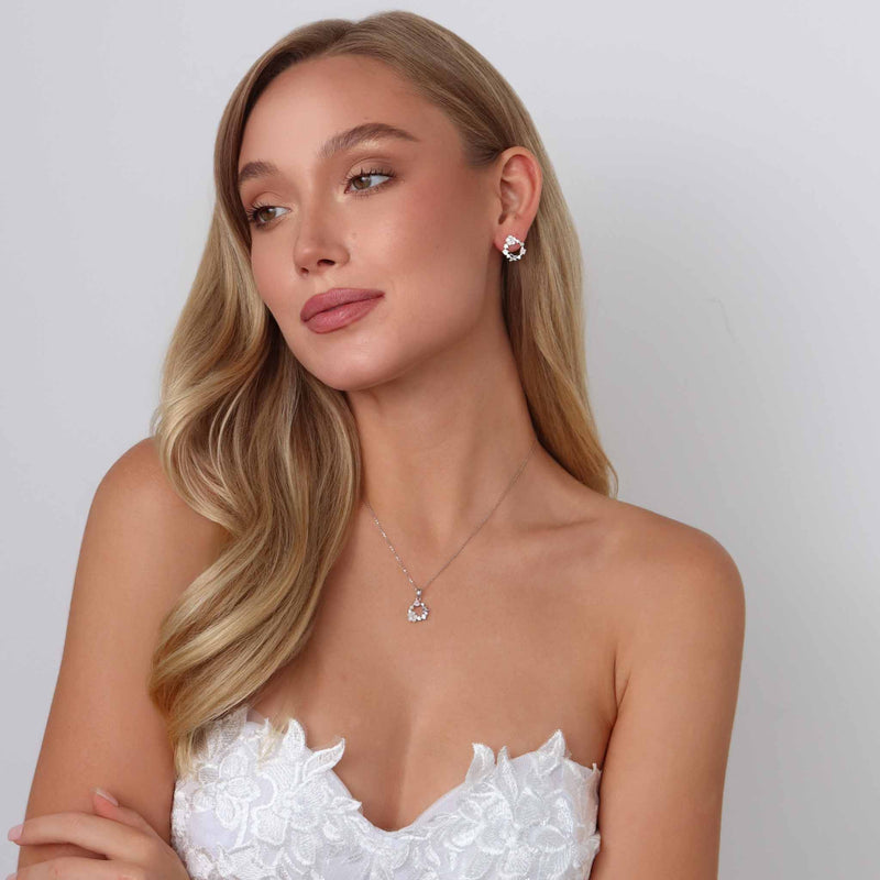 Ensemble Fleur de Printemps, argent