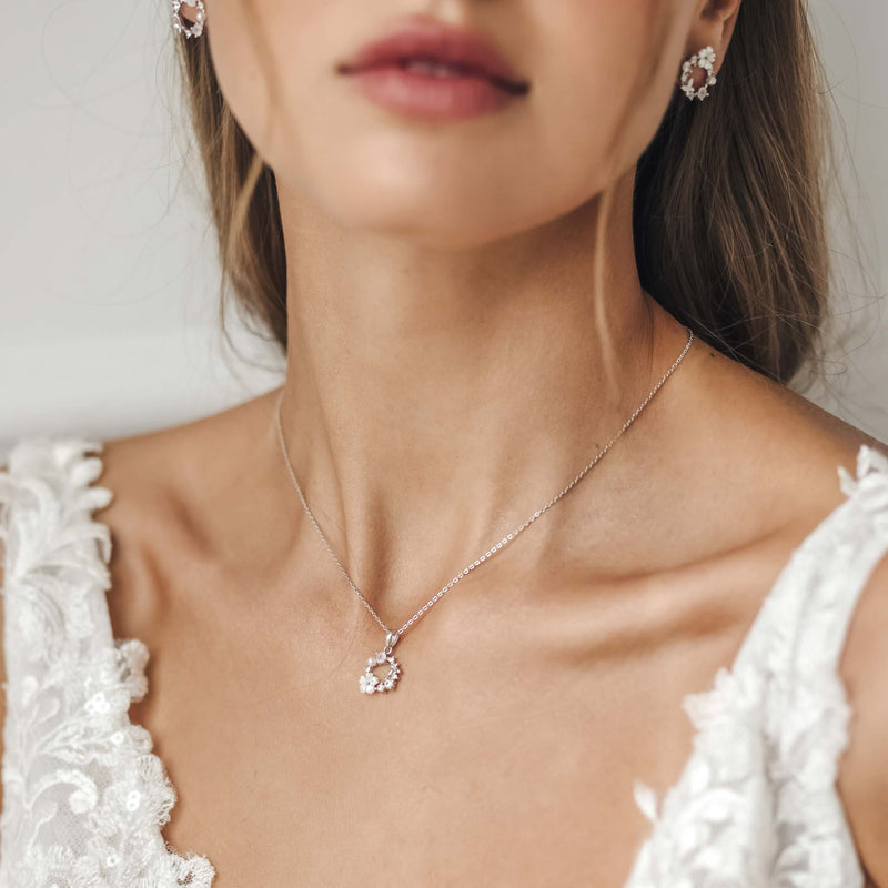 Collier Fleur Printemps, argent