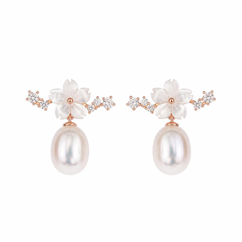 Sparkle Pearl Earrings