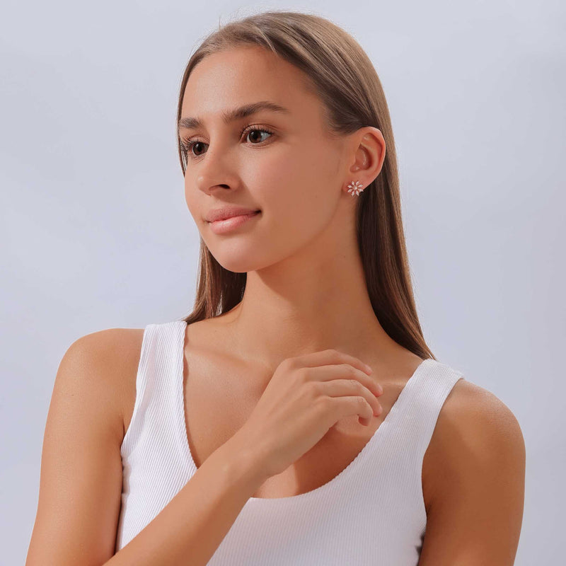 Orecchini con Margherite fiorite