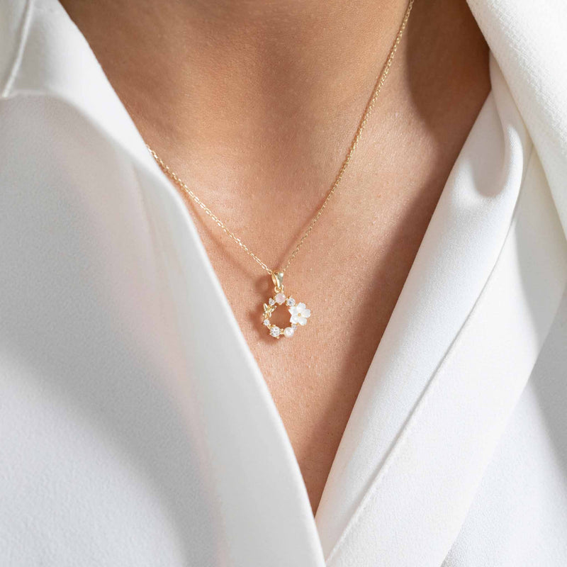 Ensemble Fleurs de Printemps Or