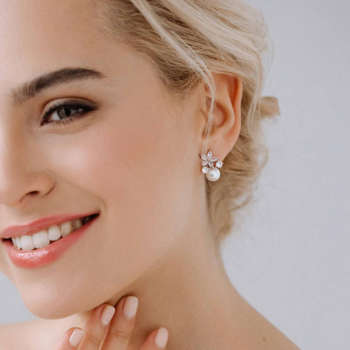 Rose Gold Perla Flower Set