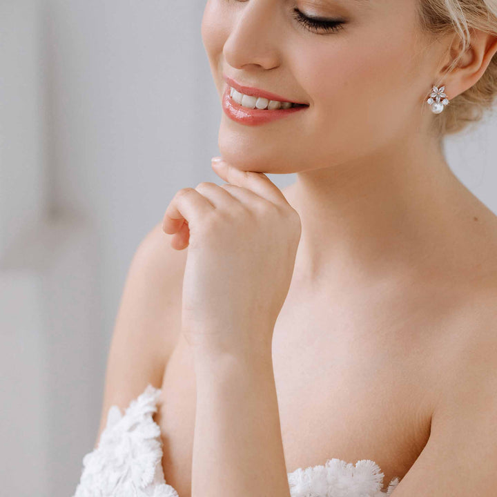 Rose Gold Perla Flower Set