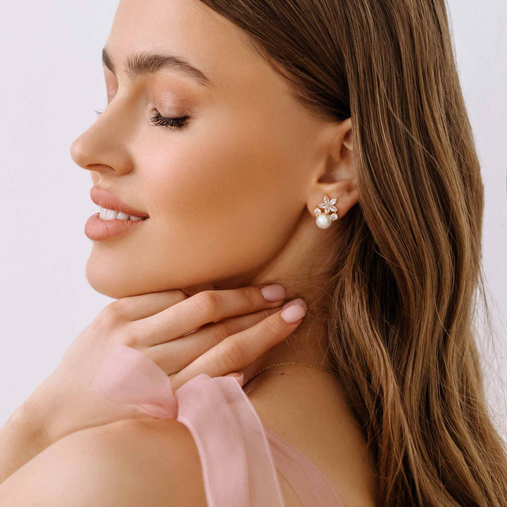 Perla Gold Flower Set