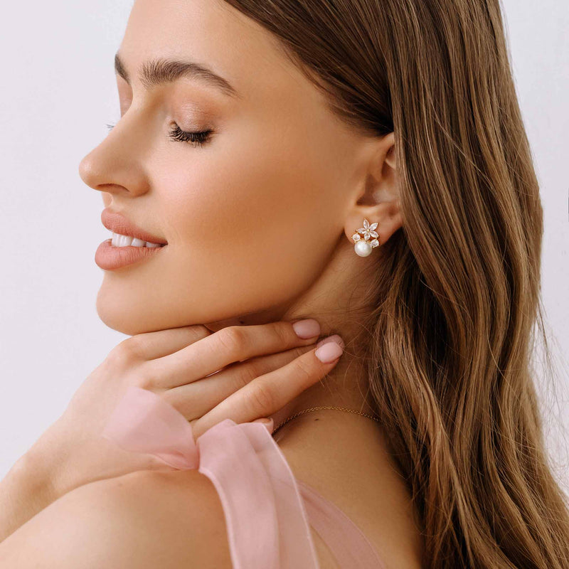 Perla Gold Flower Set