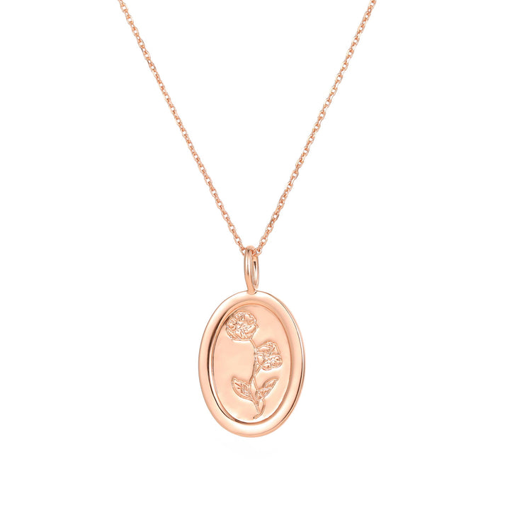 Collana con fiore di nascita