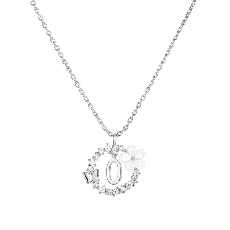 Collana con lettera in argento, S925