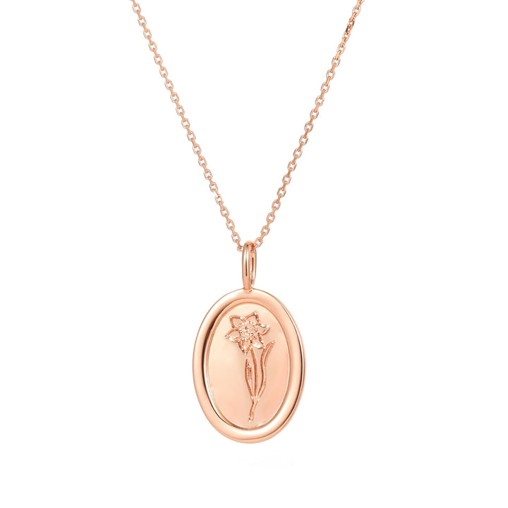 Collana con fiore di nascita