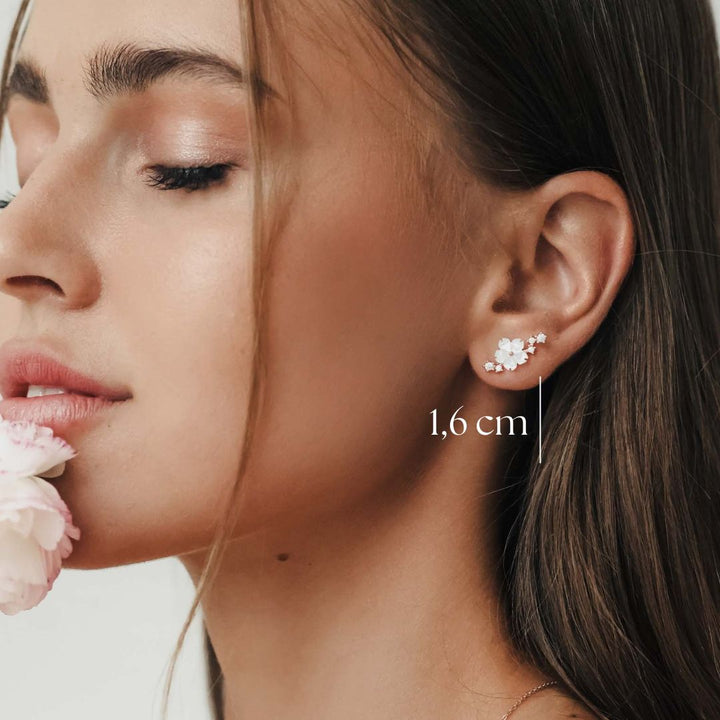 Boucles d'oreilles Sparkle or rose