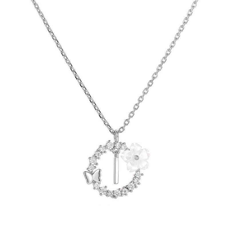 Collana con lettera in argento, S925