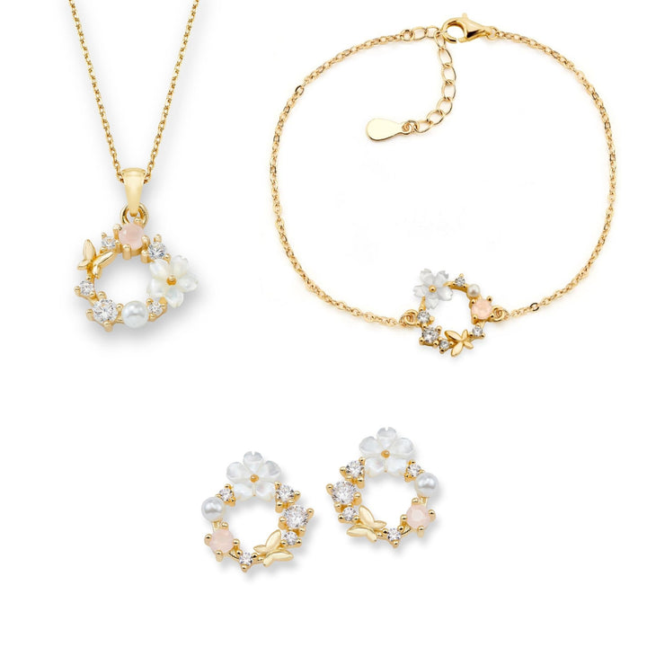 Ensemble Fleur de Printemps, or