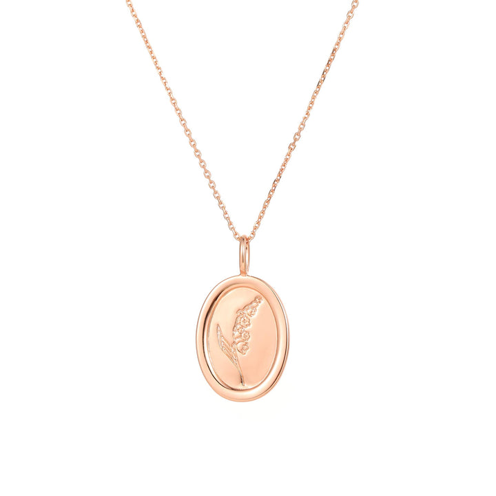 Collana con fiore di nascita