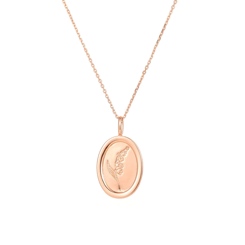 Collana con fiore di nascita