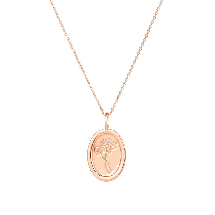 Collana con fiore di nascita