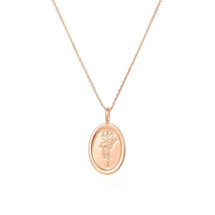 Collana con fiore di nascita