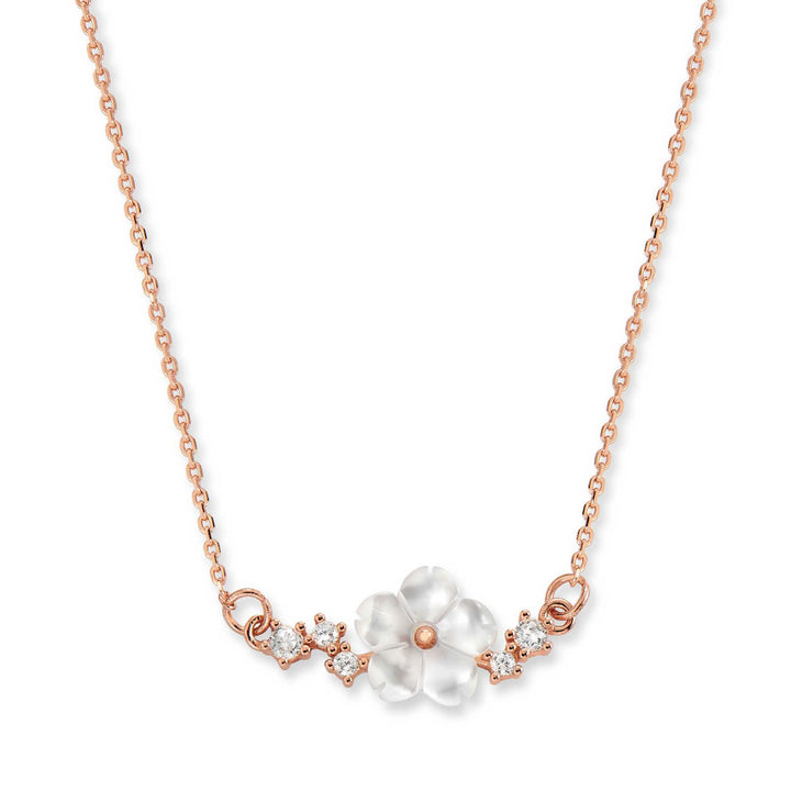 Collier Sparkle, or rose, S925