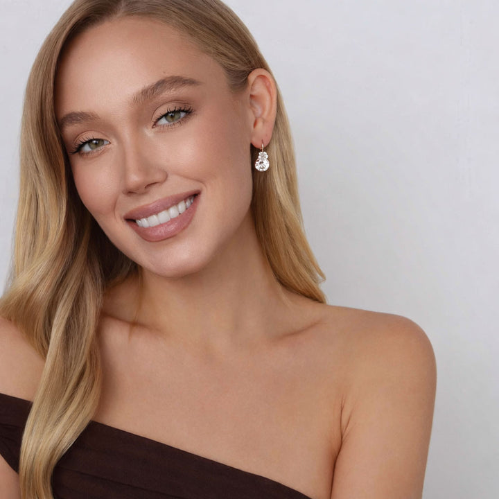 Boucles d'oreilles White Blush