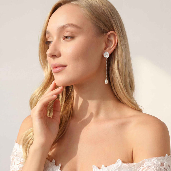 Boucles d'oreilles Blush Promise Argent
