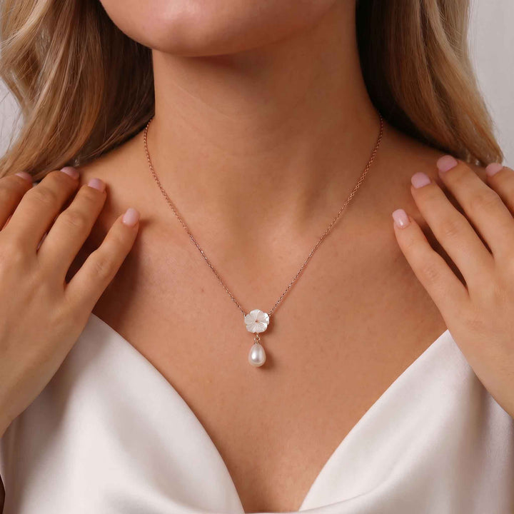 Collier Pearl Drop