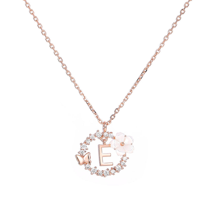 Ensemble Lettre & Fleurs Blanches de Printemps