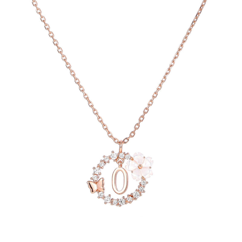 Ensemble Lettre & Fleurs Blanches de Printemps
