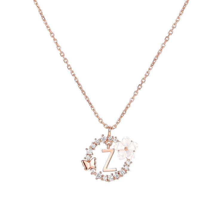 Ensemble Lettre & Fleurs Blanches de Printemps