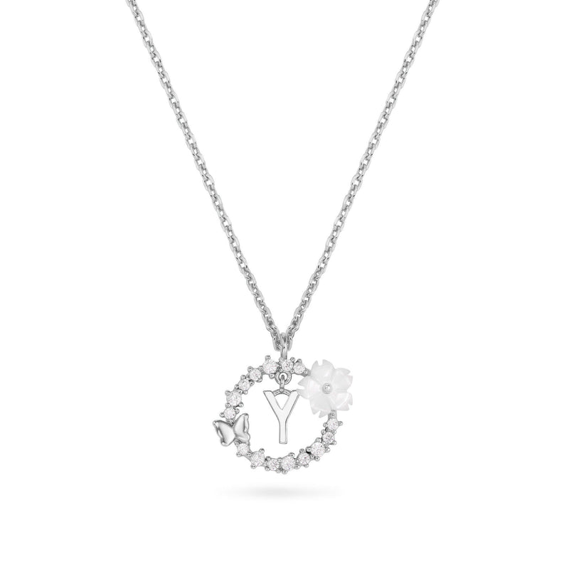 Collier Lettre Argent, S925