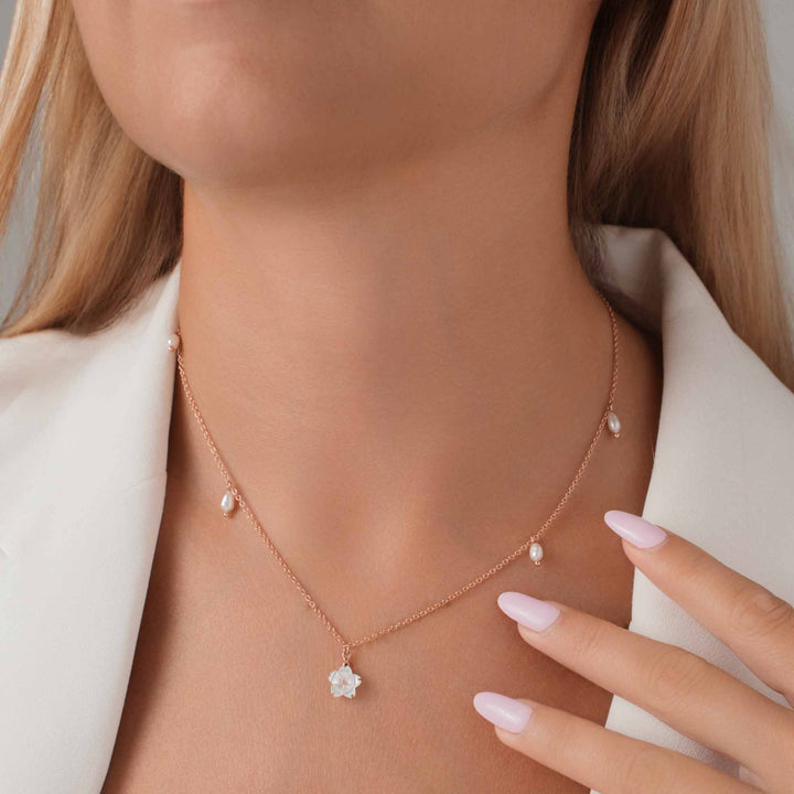 Collier Charme de Perles, S925